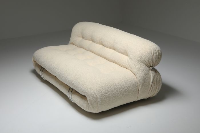 Soriana Two-Seat Sofa by Afra e Tobia Scarpa for Cassina - 1970's