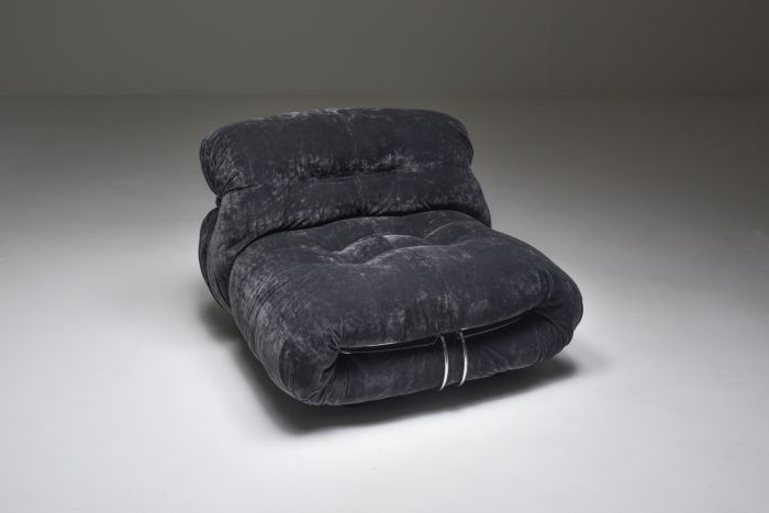 Soriana Lounge Chair by Afra & Tobia Scarpa for B&B Italy - 1970's