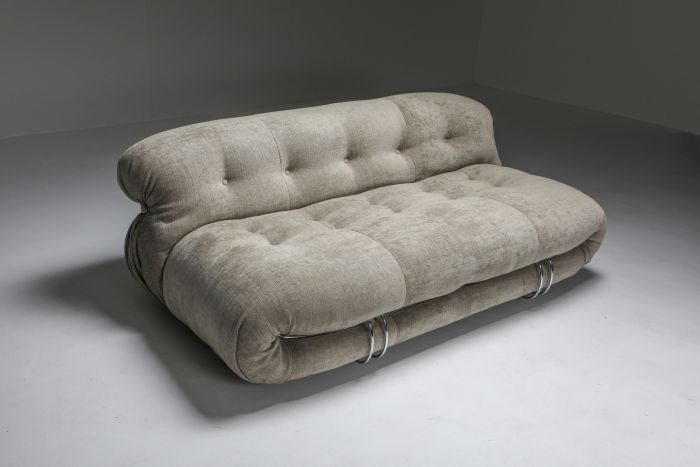 Soriana Two-Seat Sofa by Afra e Tobia Scarpa for Cassina - 1970's