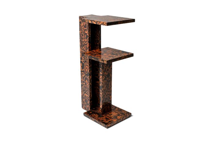 André Sornay Postmodern Style Side Table - 1980s
