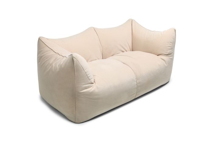 Mario Bellini 'Le Bambole' Two-Seat Couch in Alcantara - 1970s