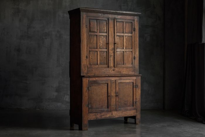  Antique Rustic Cabinet, France - 19th Century 