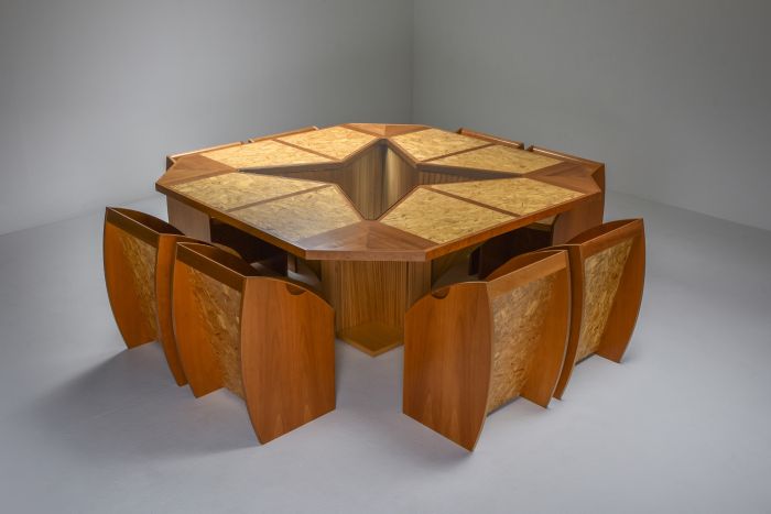 Italian Design Architectural Dining Set - 1970's