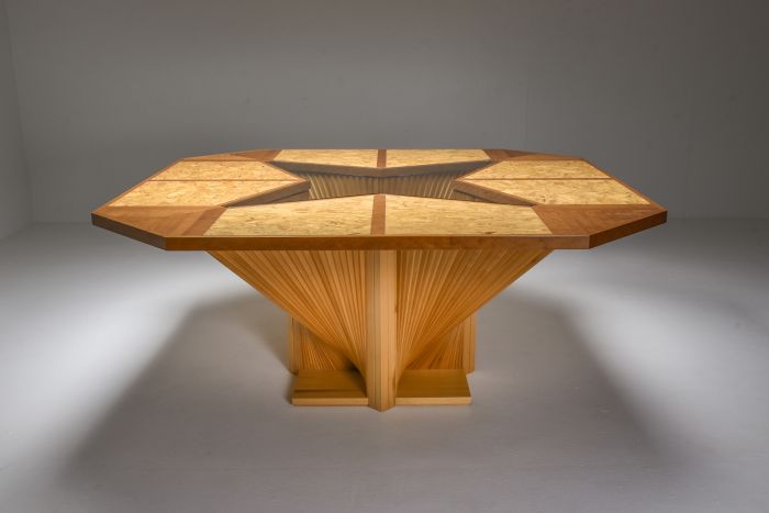 Architectural Minimalist Dining Set Modern Italy - 1950's