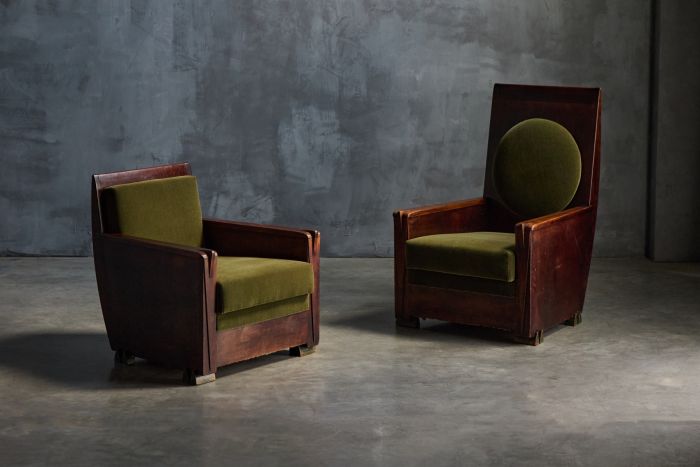 Amsterdam School Armchairs by Hildo Krop - 1920s