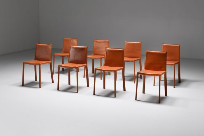 Arrben Italy Dining Chairs, Set of 8 - 1970's
