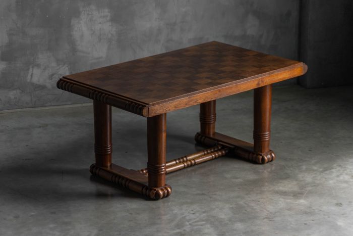 Art Deco Dining Table in the Style of Charles Dudouyt, France - 1930s