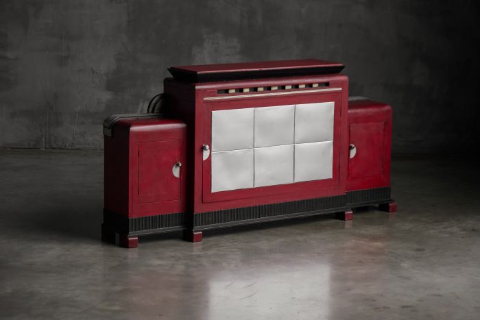 Art Deco Sideboard by Charles Van Beerleire, Belgium - 1930s