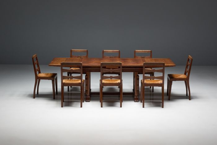 Art Deco Dining Set by Charles Dudouyt - 1940s
