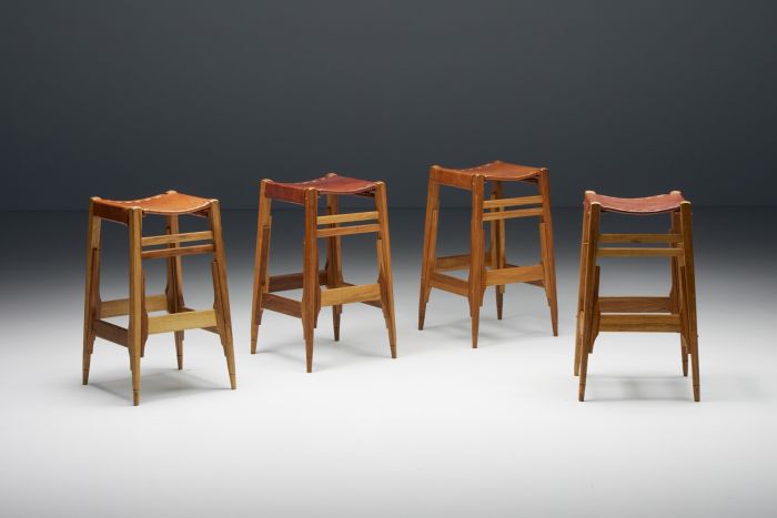 Werner Biermann for Arte Sano Bar Stools - 1960's