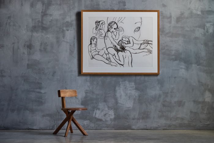 Artwork by Rita Ackermann - 1990s