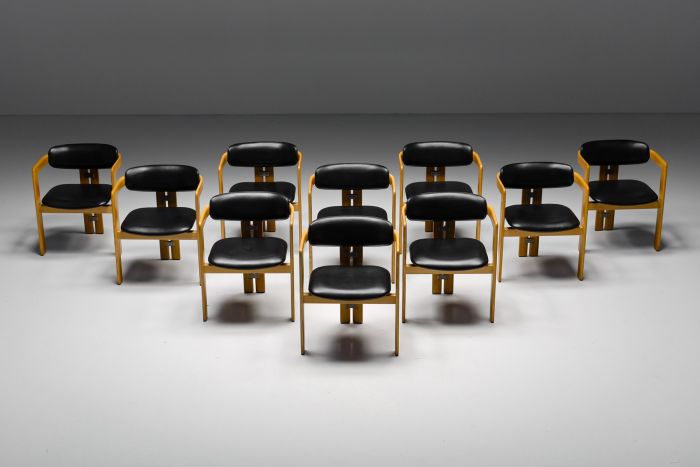 Pamplona Dining Chairs by Augusto Savin for Pozzi - 1965