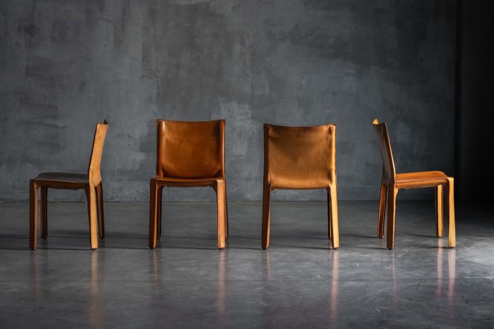 CAB 412 Chairs by Mario Bellini for Cassina - 1970s