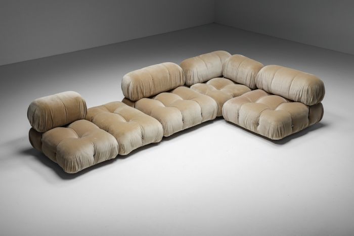 Camaleonda Sofa Set by Mario Bellini, Original Upholstery - 1970s