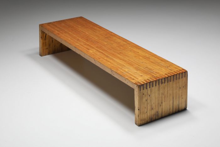 Modernist Wooden Bench - 1930's