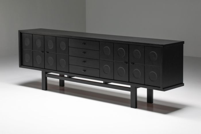 Brutalist De Coene inspired sideboard - 1970's
