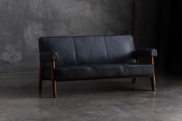Bridge Sofa by Le Corbusier and Pierre Jeanneret, India - 1950s