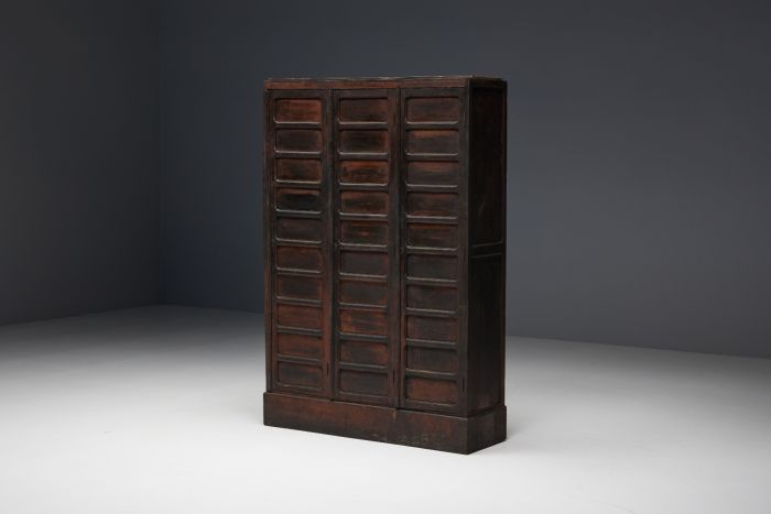 Brutalist Art Populaire Cabinet - 19th Century