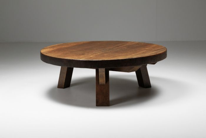 Brutalist Coffee Table with charismatic patina - 1950's