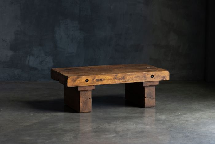 Brutalist Wabi Sabi Coffee Table - 1950s