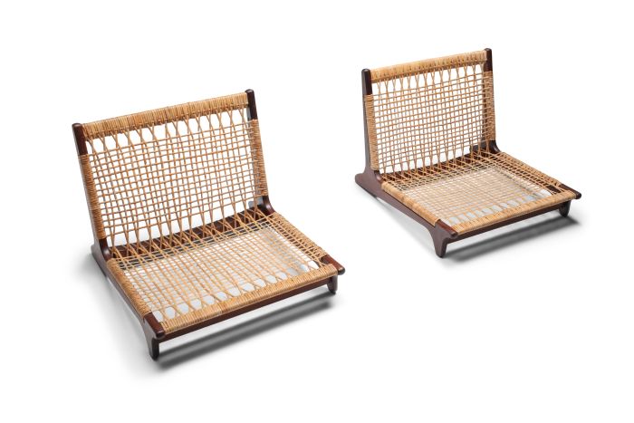 Hans Olsen low lounge chairs - 1960