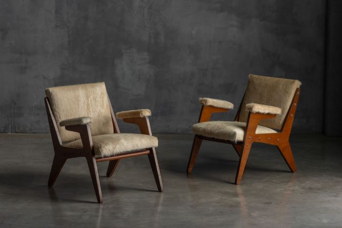'H' Armchairs by José Zanine Caldas, Brazil - 1950s