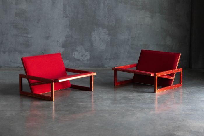 Carlotta Armchairs by Tobia Scarpa for Cassina - 1970s