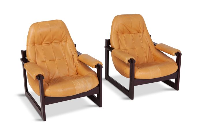 Percival Lafer Brazilian Lounge Chairs - 1970s