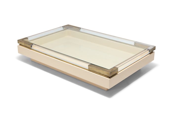 Sliding Coffee Table by Charles Hollis Jones - 1970s