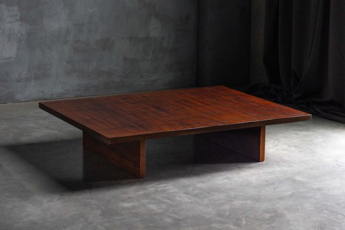 Bamboo Coffee Table by Axel Vervoordt - 1980s