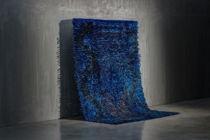 Contemporary Anatolian Mohair High-Pile Rug, Turkey - 21st Century
