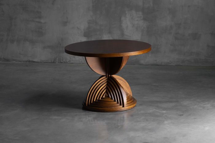 Custom Sculptural Table by Mario Ceroli - 1970s