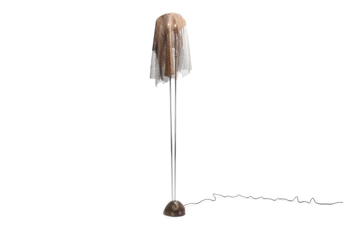 Artemide ChainMail Floor Lamp "Anchise" by Toni Cordero - 1980s