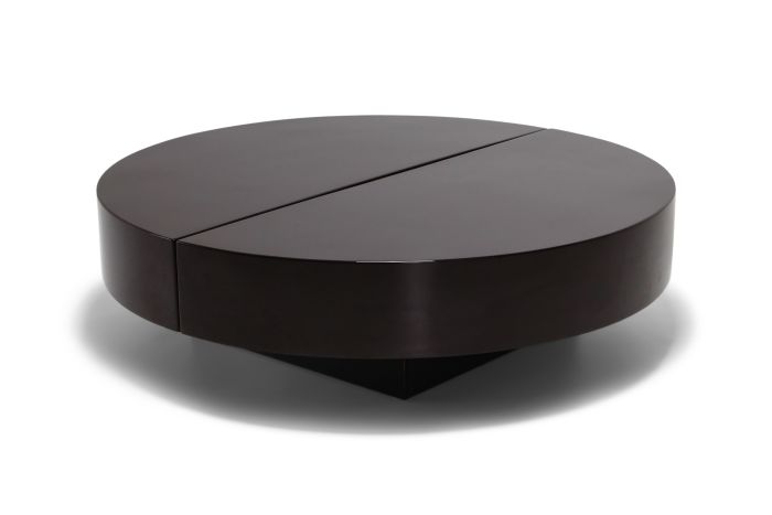 Lacquered Coffee Table With Hidden Bar - 1970s