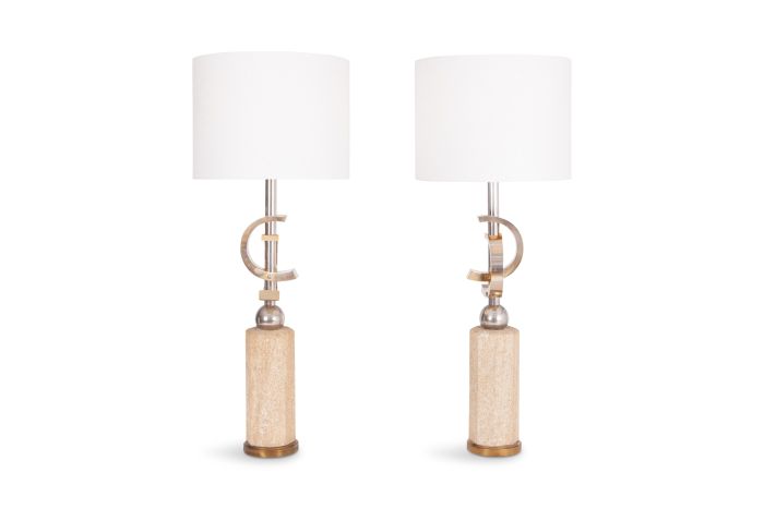 Hollywood Regency Style Table Light Attributed To Coco Chanel - 1970s