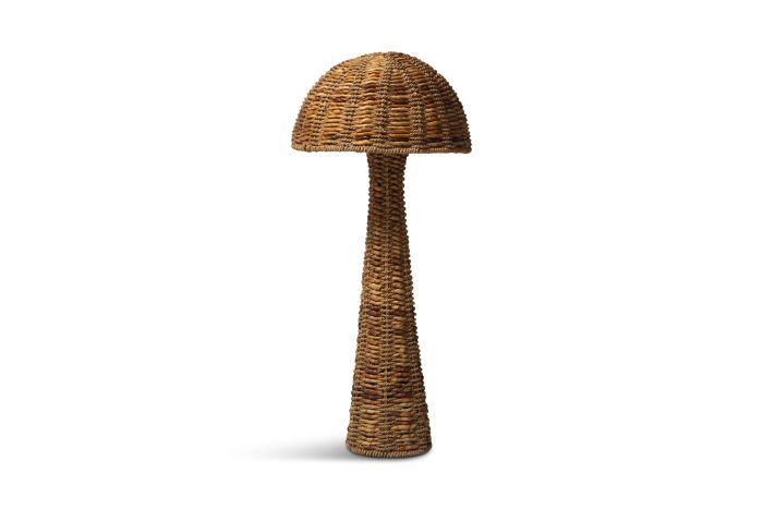 Gabriella Crespi Style Floor Lamp in True Tropicalist Style - 1960s