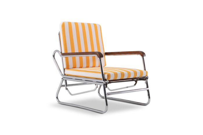 Tubular Chrome Lounge Chair - 1950s