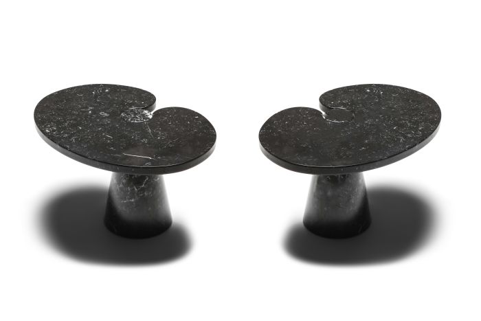 Mangiarotti black marble Side Table 'Eros series' for Skipper - 1970's