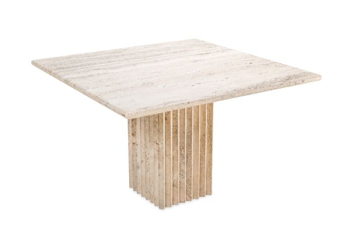 Travertine dining table Carlo Scarpa - 1970's