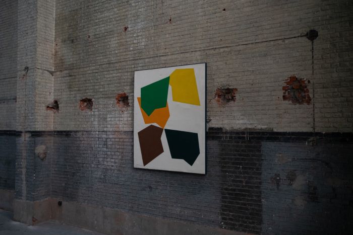 Contemporary Abstract Painting by René Roche - 1979