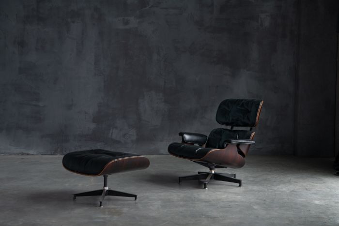 1st Generation Eames Lounge Chair with Ottoman for Herman Miller - 1957