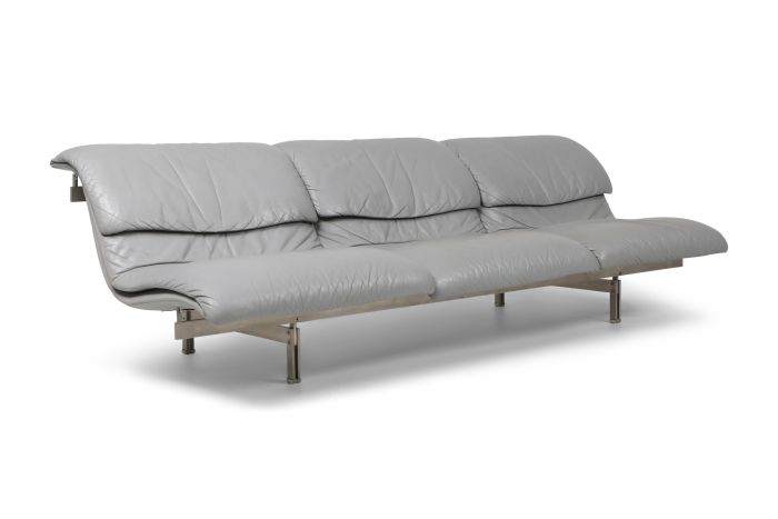 Giovanni Offredi 'Wave' Three-Seat Sofa for Saporiti - 1974