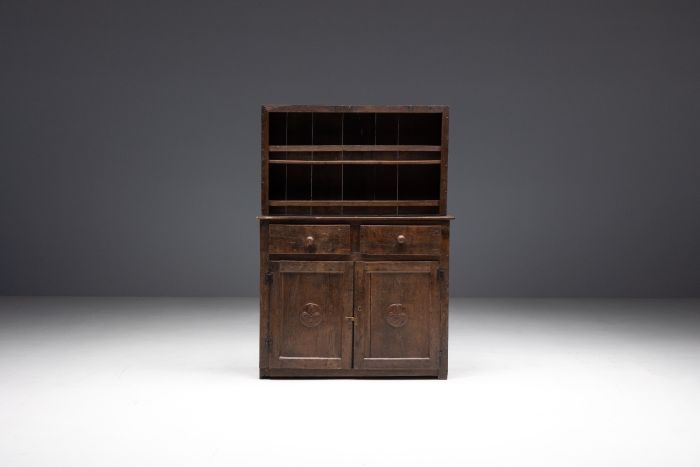 Rustic Travail Populaire Cupboard - Early 19th Century