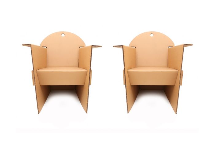 Eco-Design Cardboard Armchairs, Olivier Leblois - 1993