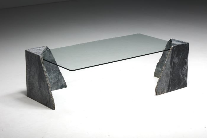 Marble Coffee Table - 1980s