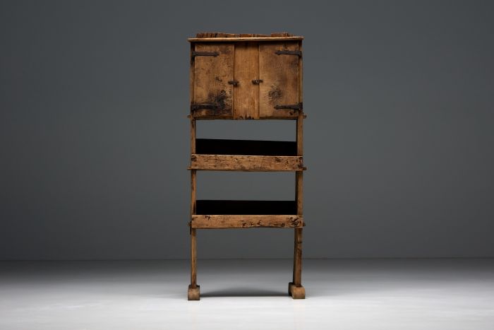 Rustic Art Populaire Sideboard - Mid 20th Century