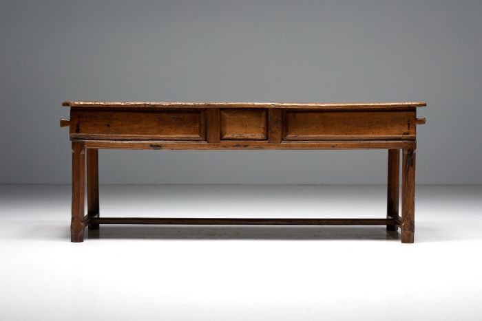 Rustic Art Populaire Table - 19th Century