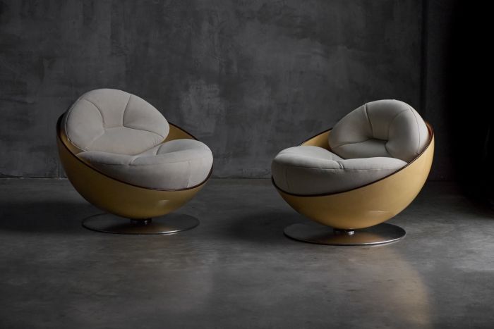 Esfera Lounge Chairs by Ricardo Fasanello, Brazil – Late 1960s