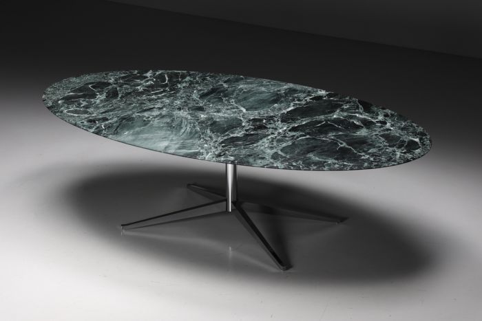 Florence Knoll Green Marble Dining Table - 1960's