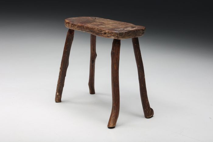 Four Legged Robust Stool - 1940s
